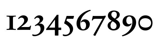 Шрифт SabonNext LT Demi Old Style Figures, Шрифты для цифр и чисел