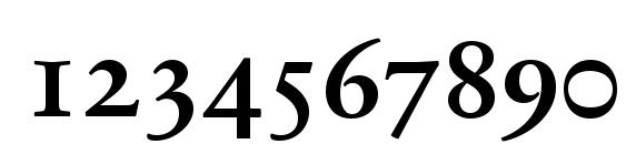 SabonNext LT Demi Small Caps Font, Number Fonts