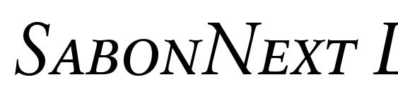SabonNext LT Display Italic Small Caps Font