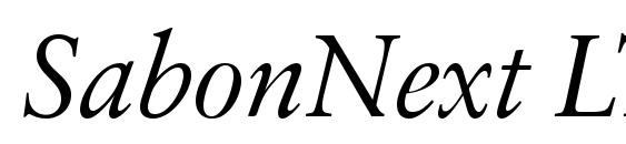 SabonNext LT Display Italic Font