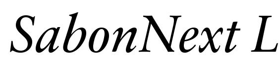 Шрифт SabonNext LT Italic
