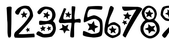 Sabrina star Font, Number Fonts