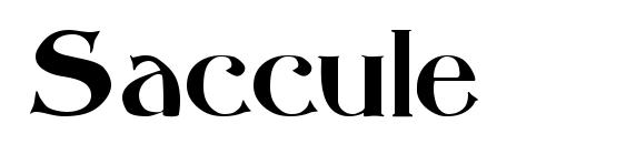 шрифт Saccule, бесплатный шрифт Saccule, предварительный просмотр шрифта Saccule