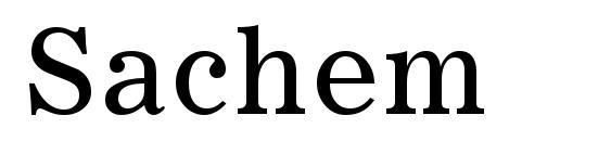 шрифт Sachem, бесплатный шрифт Sachem, предварительный просмотр шрифта Sachem