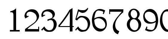 Safran Font, Number Fonts