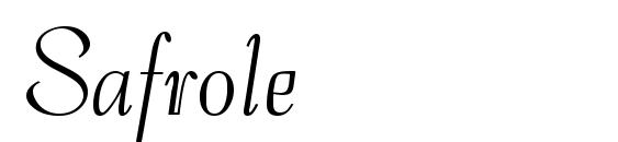 шрифт Safrole, бесплатный шрифт Safrole, предварительный просмотр шрифта Safrole