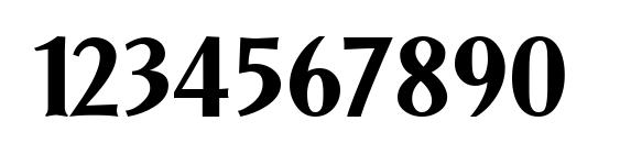 Saga Bold Font, Number Fonts