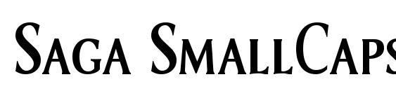Saga SmallCaps font, free Saga SmallCaps font, preview Saga SmallCaps font