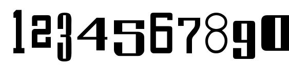 SaintFrancis Normal Font, Number Fonts