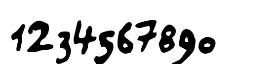 SaladeDeFruitsRaisin Font, Number Fonts