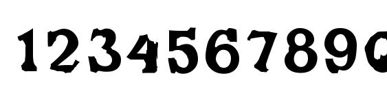 Salemergotism Font, Number Fonts