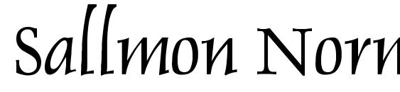 Sallmon Normal font, free Sallmon Normal font, preview Sallmon Normal font