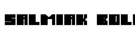 Salmiak bold rounded Font