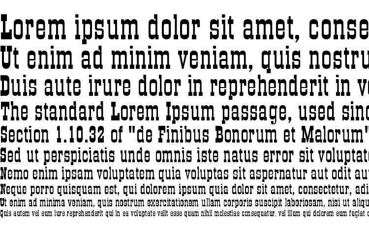 specimens Saloon font, sample Saloon font, an example of writing Saloon font, review Saloon font, preview Saloon font, Saloon font