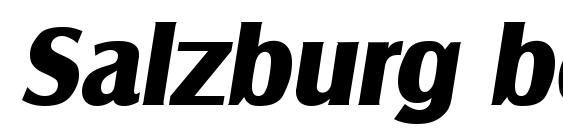 Salzburg boldita font, free Salzburg boldita font, preview Salzburg boldita font