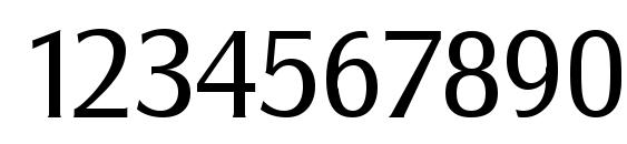 Salzburg Serial Regular DB Font, Number Fonts