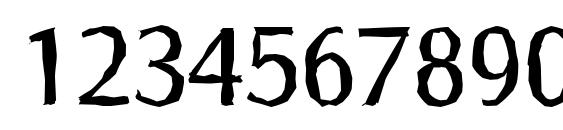 SalzburgAntique Regular Font, Number Fonts
