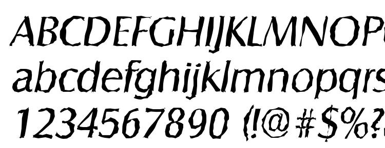 глифы шрифта SalzburgRandom Italic, символы шрифта SalzburgRandom Italic, символьная карта шрифта SalzburgRandom Italic, предварительный просмотр шрифта SalzburgRandom Italic, алфавит шрифта SalzburgRandom Italic, шрифт SalzburgRandom Italic