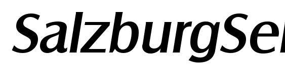 шрифт SalzburgSerial Medium Italic, бесплатный шрифт SalzburgSerial Medium Italic, предварительный просмотр шрифта SalzburgSerial Medium Italic