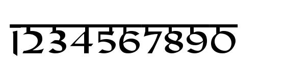 Samarkan Normal Font, Number Fonts