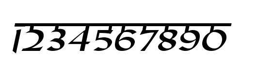 Samaro Font, Number Fonts