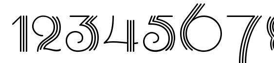 Samba DecorC Font, Number Fonts