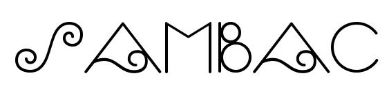 SambaС font, free SambaС font, preview SambaС font