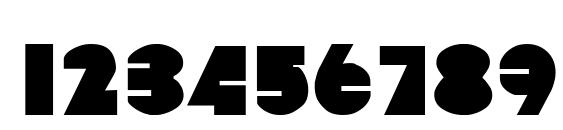 SAMMAN Regular Font, Number Fonts