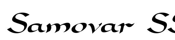 Samovar SSi Italic font, free Samovar SSi Italic font, preview Samovar SSi Italic font