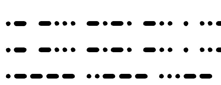 глифы шрифта Samuel Morse Medium, символы шрифта Samuel Morse Medium, символьная карта шрифта Samuel Morse Medium, предварительный просмотр шрифта Samuel Morse Medium, алфавит шрифта Samuel Morse Medium, шрифт Samuel Morse Medium