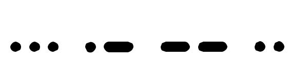 шрифт Samuel Morse Medium, бесплатный шрифт Samuel Morse Medium, предварительный просмотр шрифта Samuel Morse Medium