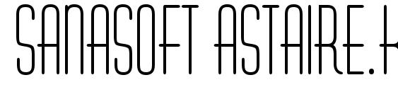 Sanasoft Astaire.kz font, free Sanasoft Astaire.kz font, preview Sanasoft Astaire.kz font