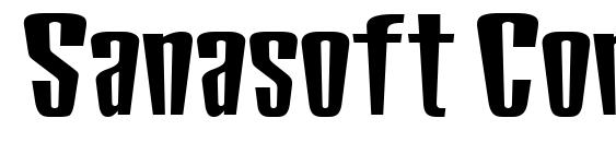 шрифт Sanasoft Corona.kz, бесплатный шрифт Sanasoft Corona.kz, предварительный просмотр шрифта Sanasoft Corona.kz