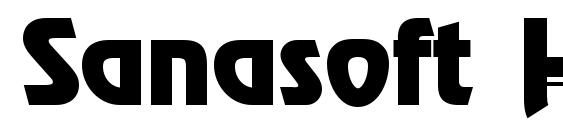 шрифт Sanasoft Headline.kz, бесплатный шрифт Sanasoft Headline.kz, предварительный просмотр шрифта Sanasoft Headline.kz