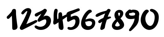 Sanasoft Jakob Extra.kz Font, Number Fonts