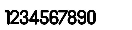 Sanasoft Roni.kz Font, Number Fonts