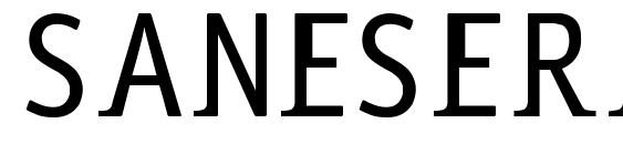 шрифт saneserif, бесплатный шрифт saneserif, предварительный просмотр шрифта saneserif