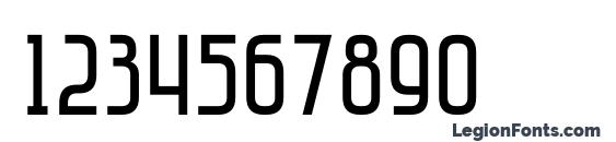 Saniretro Regular Font, Number Fonts