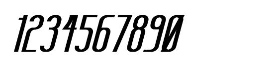 Sanity Bold Italic Font, Number Fonts