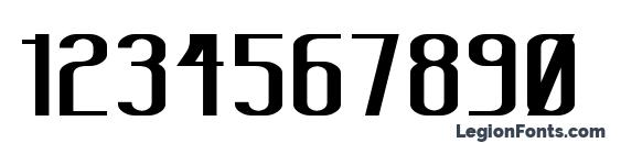 Sanity Wide Bold Font, Number Fonts