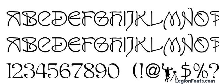 glyphs Sanremo font, сharacters Sanremo font, symbols Sanremo font, character map Sanremo font, preview Sanremo font, abc Sanremo font, Sanremo font