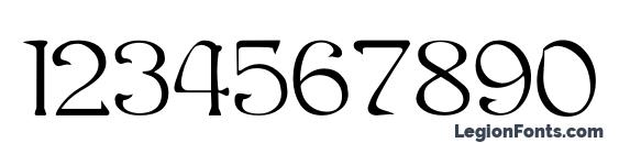 Sanremo Font, Number Fonts