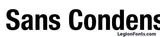 шрифт Sans Condensed BOLD, бесплатный шрифт Sans Condensed BOLD, предварительный просмотр шрифта Sans Condensed BOLD