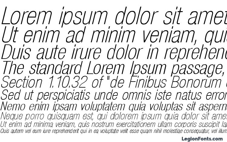 specimens SansCondLH Italic font, sample SansCondLH Italic font, an example of writing SansCondLH Italic font, review SansCondLH Italic font, preview SansCondLH Italic font, SansCondLH Italic font