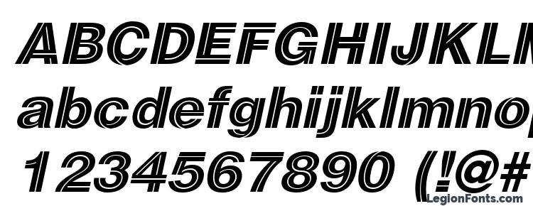 glyphs Sansdecorac italic font, сharacters Sansdecorac italic font, symbols Sansdecorac italic font, character map Sansdecorac italic font, preview Sansdecorac italic font, abc Sansdecorac italic font, Sansdecorac italic font