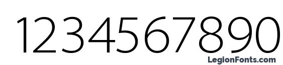 Santana Font, Number Fonts