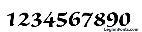 SanvitoPro Bold Font, Number Fonts