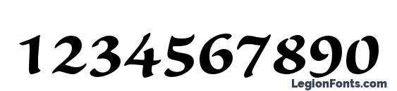 SanvitoPro BoldCapt Font, Number Fonts