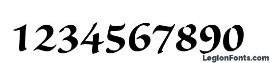 SanvitoPro BoldSubh Font, Number Fonts