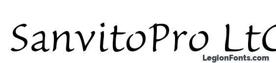 SanvitoPro LtCapt font, free SanvitoPro LtCapt font, preview SanvitoPro LtCapt font